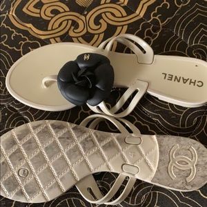 Authentic Chanel flip flop